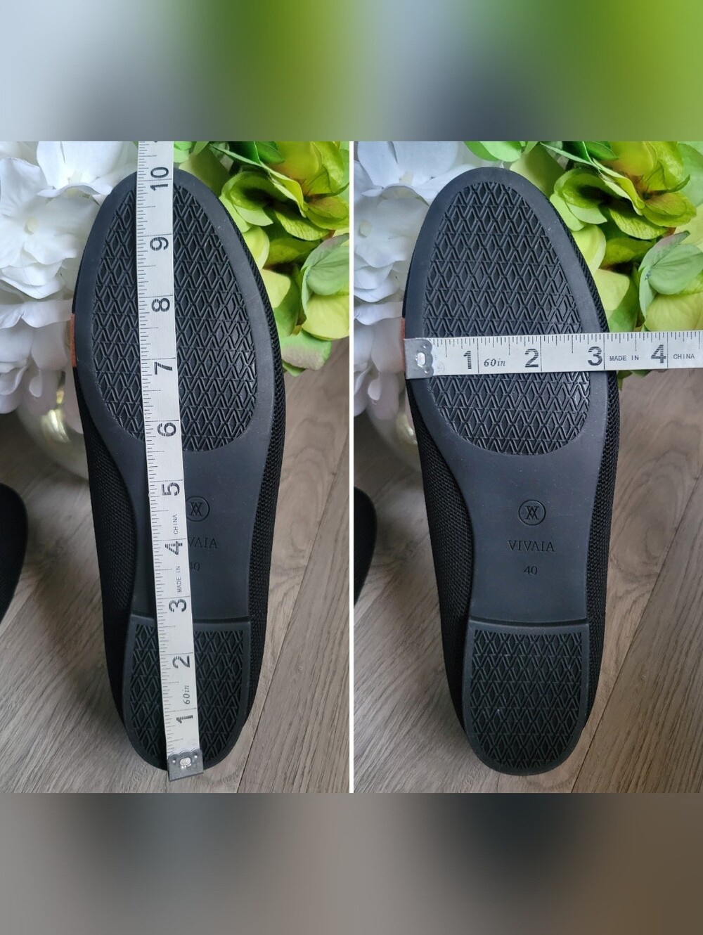 Vivaia Audrey Black-Cat Round Toe Black & Copper Embroidered Loafers, US 9 EU 40 - Picture 12 of 16